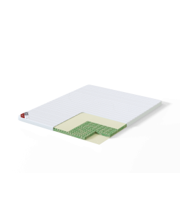 Sleepwell TOP GREEN TOP MATTRESS / 140x6x200 / Seaqual Stretch White