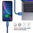 Swissten Textile Fast Charge 3A Lightning Data and Charging Cable 1.2m