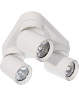 Pakabinamas šviestuvas Orno MALTA SP 3, sienų ir lubų tvirtinimas, GU10 maks. 3x12W, IP20, baltas, trikampis pagrindas