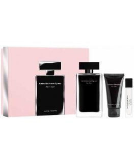 Narciso Rodriguez For Her Eau De Toilette Spray, 100 ml Set 3 Pieces