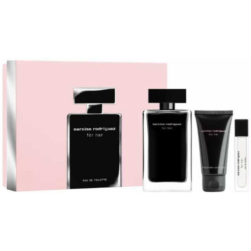 Narciso Rodriguez For Her Eau De Toilette Purškiklis, 100 ml Set 3 Pieces – 2