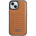 Audi Synthetic Leather MagSafe iPhone 15 | 14 | 13 6.1" brązowy| Audi Synthetic Leather MagSafe iPhone 15 | 14 | 13 6.1" brązowy|