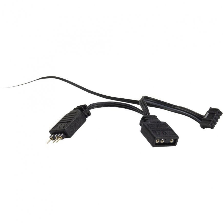 Inter-Tech RS-041 RGB Корпус компьютера Вентилятор 12 cm Черный – 2