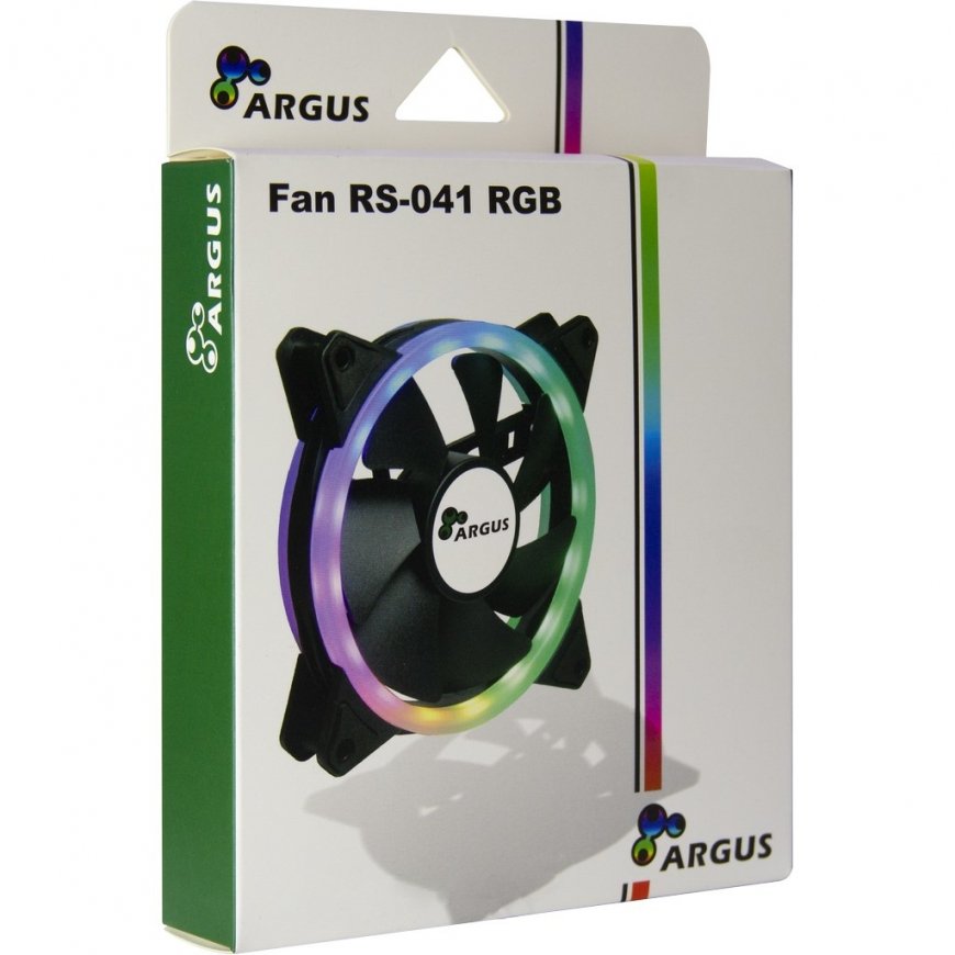 Inter-Tech RS-041 RGB Computer case Fan 12 cm Black – 4