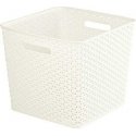 Curver / Keter CURVER SQUARE BASKET 25L / CREAM Curver / Keter CURVER SQUARE BASKET 25L / CREAM