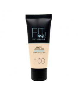Maybelline Fit Me Matte & Poreless 100 Warm Ivory Tube Liquid 30 ml