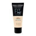 Maybelline Fit Me Matte & Poreless 100 Warm Ivory Vamzdelis Skystis 30 ml Maybelline Fit Me Matte & Poreless 100 Warm Ivory Vamzdelis Skystis 30 ml