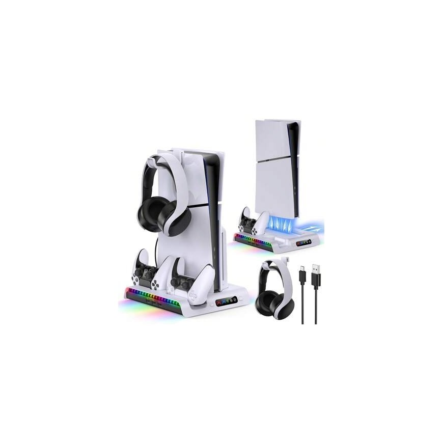 iPega P5S006 Multifunctional Charging RGB Stand with Cooling for