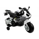 Lean Cars Vaikiškas elektrinis BMW S1000RR motociklas, sidabrinis