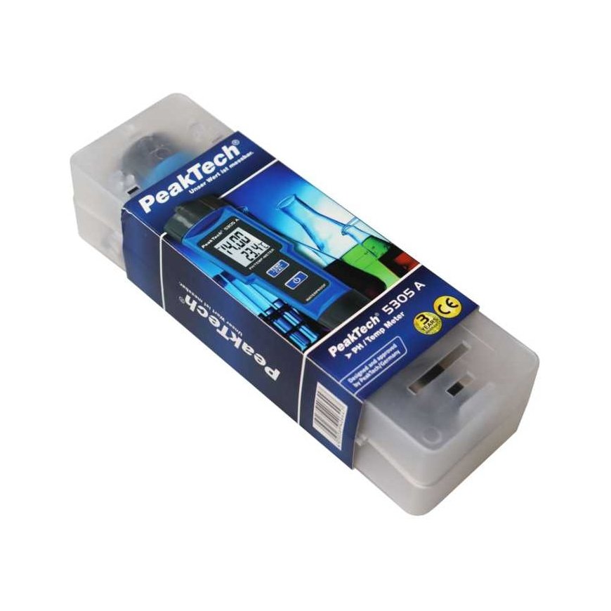 PeakTech 5305A skysčio pH ir temperatūros matuoklis – 3