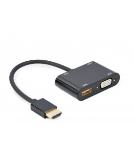 Gembird A-HDMIM-HDMIFVGAF-01 liitäntäkortti/-sovitin HDMI, VGA
