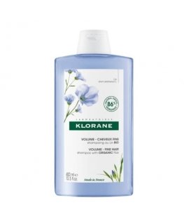 KLORANE_Volume Fine Hair Shampoo szampon z lnem nadający objętości 400ml