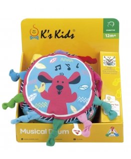 KSKIDS Activity toy soft musical drum