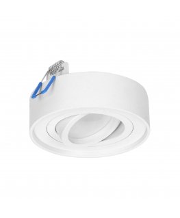 Orno SORMUS R decorative frame for spotlight, MR16/GU10 max 50W, adjustable, round, white
