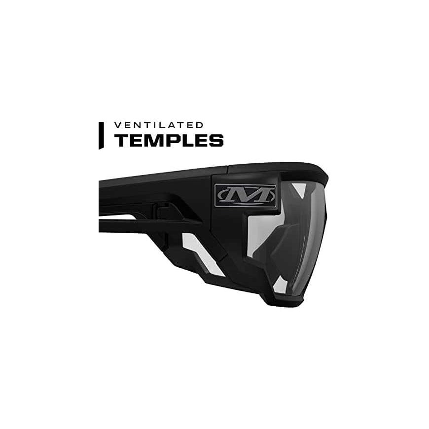 Mechanix Wear Mechanix Safety Glasses Type-X, Black, Clear Lens – 5