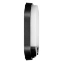 Sieninis šviestuvas Orno NEFRYT LED 10W, oprawa ogrodowa su judesio jutikliu, 800lm, IP54, 4000K, juoda