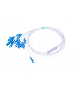 Extralink 1:16 PLC SPLITTER SC/UPC 900UM 1.5M STEEL BOX Разделитель/объединитель кабеля Белый