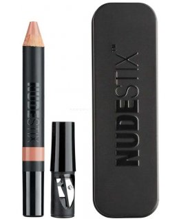 Nudestix Nudestix, intensyvus matinis, lūpų pieštukas ir skruostų skaistalai 2-in-1, Whisper, 2,8 g moterims