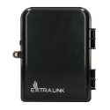 Extralink ELIZA V2 16 CORE FIBER OPTIC TERMINAL BOX BLACK MID-SPAN Extralink ELIZA V2 16 CORE FIBER OPTIC TERMINAL BOX BLACK MID-SPAN