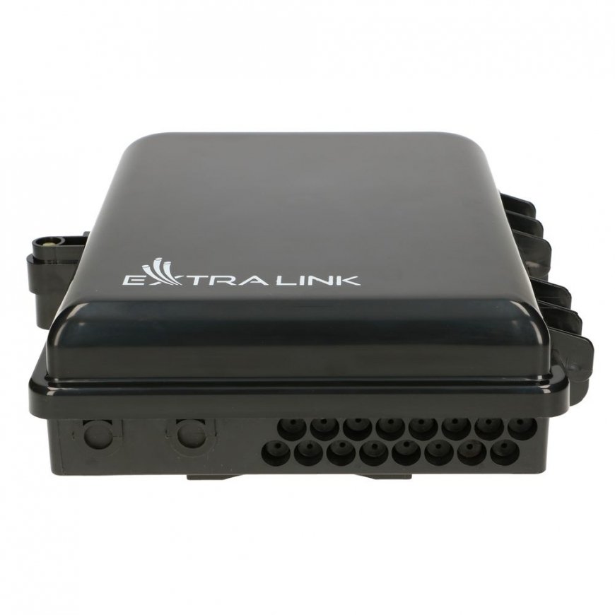 Extralink ELIZA V2 16 CORE FIBER OPTIC TERMINAL BOX BLACK MID-SPAN – 3