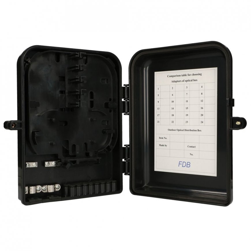 Extralink ELIZA V2 16 CORE FIBER OPTIC TERMINAL BOX BLACK MID-SPAN – 4