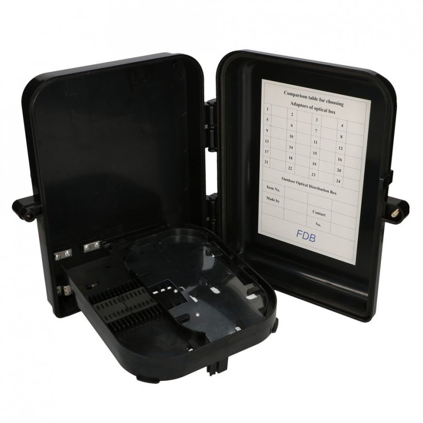 Extralink ELIZA V2 16 CORE FIBER OPTIC TERMINAL BOX BLACK MID-SPAN – 5