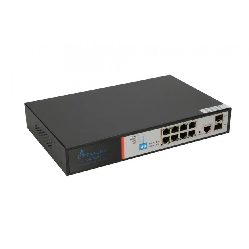 Extralink EX.8222 tinklo komutatorius Valdomas L2/L4 Gigabit Ethernet (10/100/1000) Maitinimas per E – 3