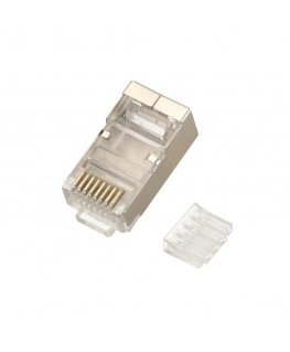 Extralink EX.11588 juhtmepistmik RJ-45 Läbipaistev
