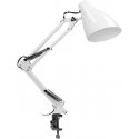 Orno DIAN, screw-on table lamp, 60W, E27, steel, white