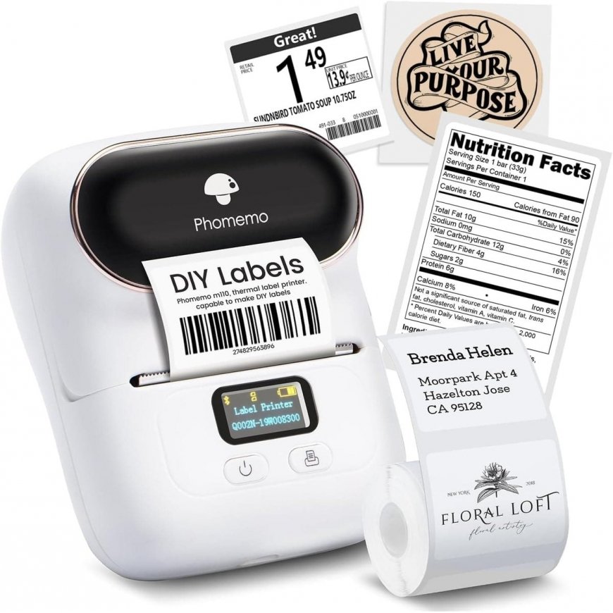 Extralink Mini Printer Labeler | Mini printer | White – 2