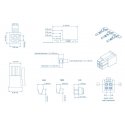 Teltonika PR4MK04K | 4-pin plug | 4 Pin, PR4MK04K model for Teltonika routers Teltonika PR4MK04K | 4-pin plug | 4 Pin, PR4MK04K model for Teltonika routers