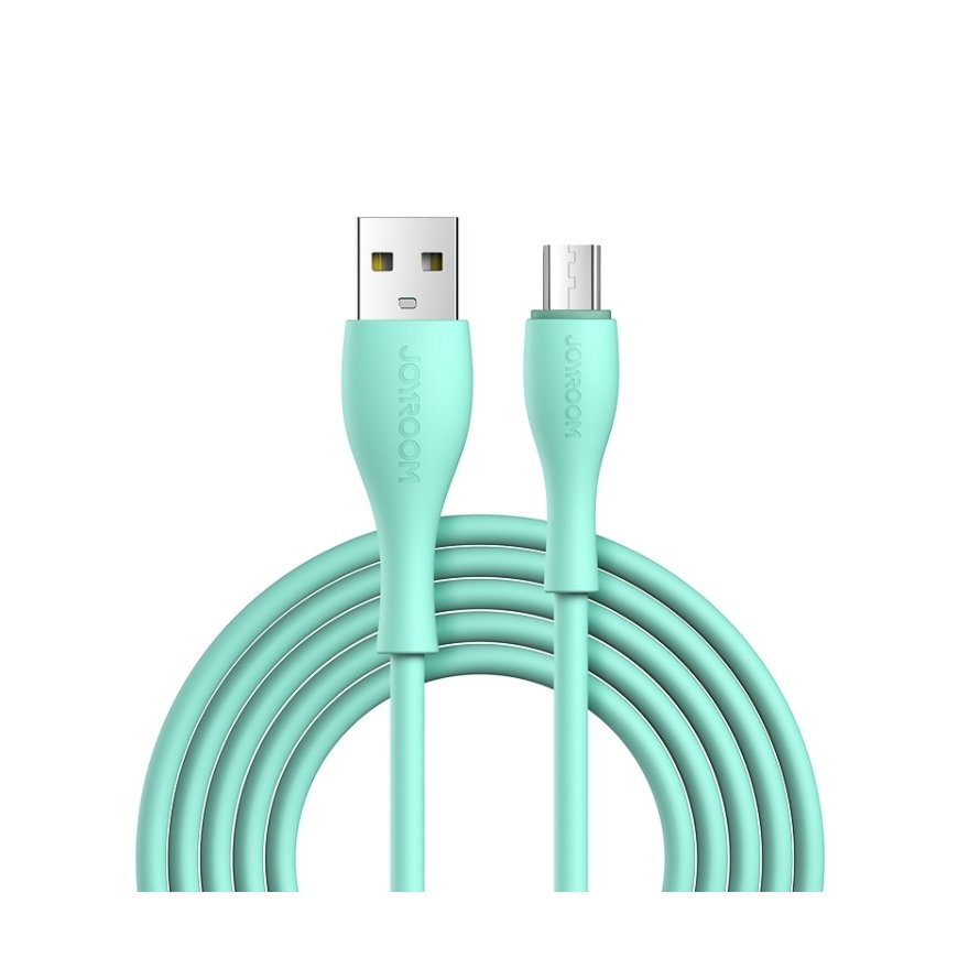 USB - micro USB cable Joyroom S-2030M8 3A 2m - green