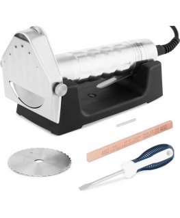 Royal Catering Nóż electric knife for kebab meat serrated with ostrzałka i stojakiem 0-6 mm 80 W