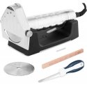 Royal Catering Nóż elektrinis do kebaba mięsa gładki ząbkowany su ostrzałką i stojakiem 0-6 mm 80 W Royal Catering Nóż elektrinis do kebaba mięsa gładki ząbkowany su ostrzałką i stojakiem 0-6 mm 80 W