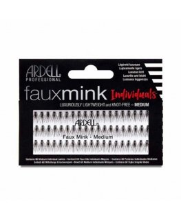 Ardell Faux Mink Black Individual Eyelashes Medium 1 U