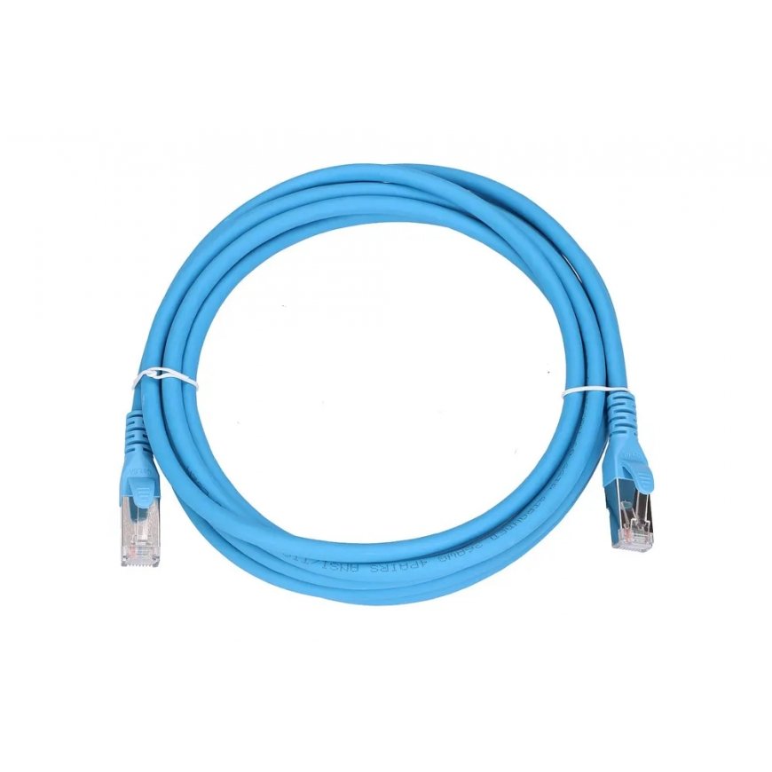 Extralink EX.6570 verkkokaapeli Sininen 3 m Cat6a SF/UTP (S-FTP)