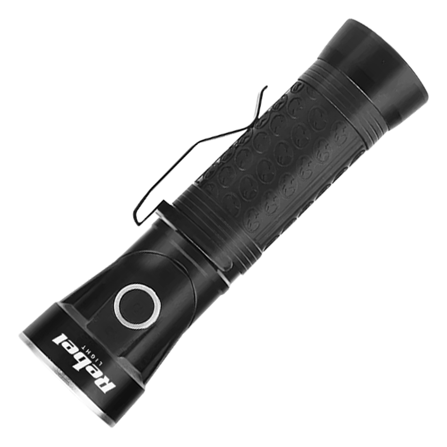 Rebel Electro LED flashlight with moving