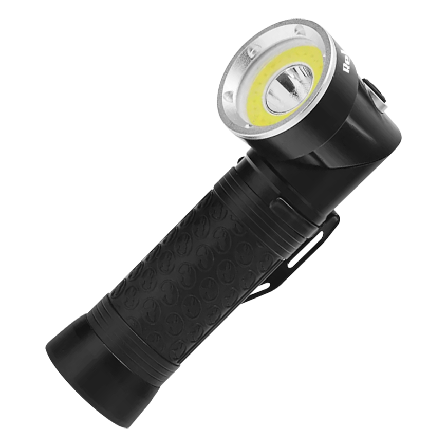 LED žibintuvėlis su judančia galvute Rebel – 2