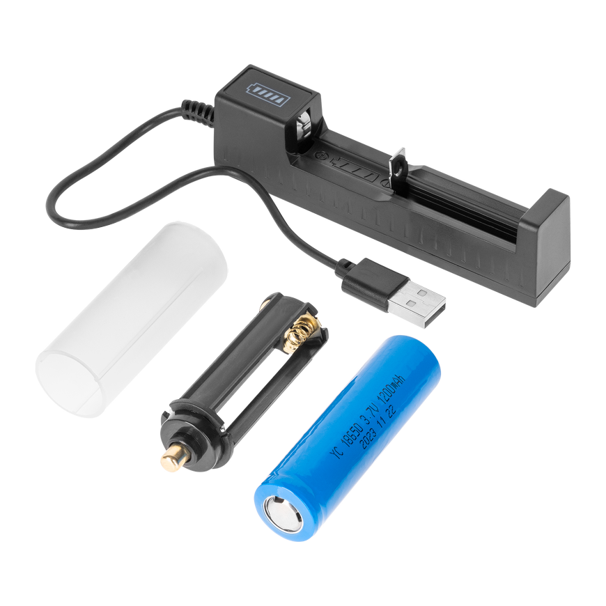 LED žibintuvėlis su judančia galvute Rebel – 5