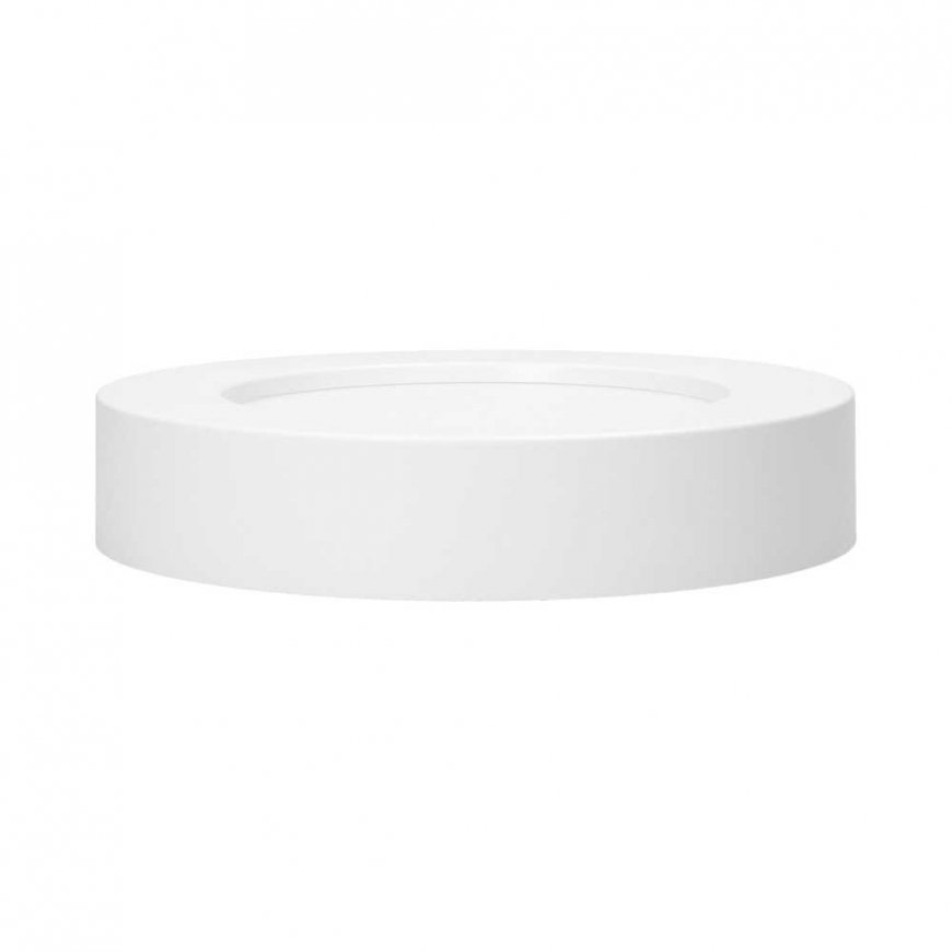 Orno CITY LED 18W, downlight, surface-mounted, round, 1600lm, 4000K, white, built-in LED power source – 4