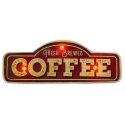 Forever RETRO Metal Sign Fresh Brewed Coffee LED Light Forever RETRO Metal Sign Fresh Brewed Coffee LED Light