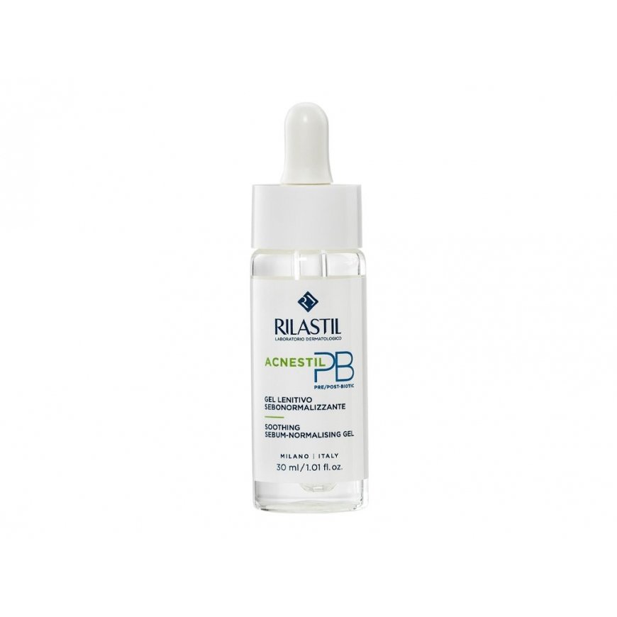 Rilastil Acnestil PB Soothing Sebum-Normalising Gel - Gel with probiotics for problematic skin