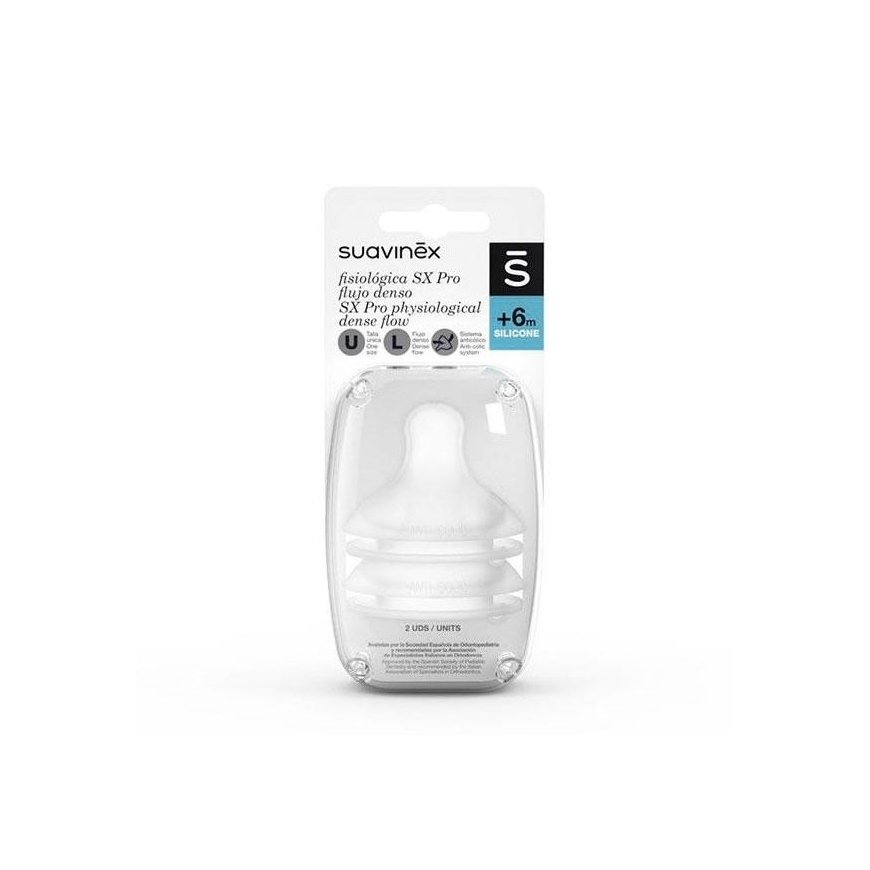 Bottle nipples Suavinex SX Pro Physiological L (2 pcs.)