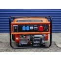 Extralink EX.30370 moottoripohjainen generaattori 5000 W 25 L Maakaasu, Nestekaasu, Bensiini Musta, Extralink EX.30370 moottoripohjainen generaattori 5000 W 25 L Maakaasu, Nestekaasu, Bensiini Musta,