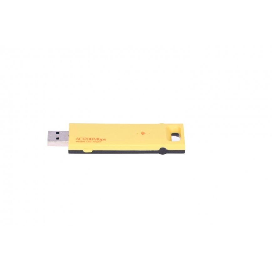 Extralink U1200AC AC1200 DUAL BAND WIRELESS USB ADAPTER USB-vidin Kollane Ventilaator – 2