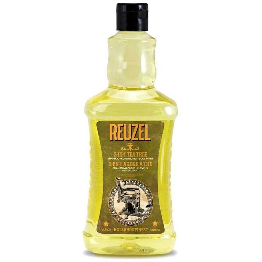 Reuzel 3in1 Shampoo shampoo, conditioner and shower gel tea tree 1000ml – 3