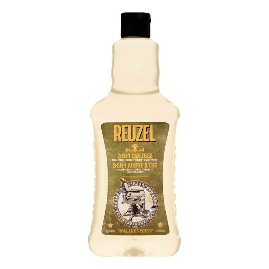 Reuzel 3in1 Shampoo shampoo, conditioner and shower gel tea tree 1000ml – 5