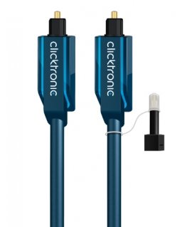ClickTronic 0.5m Toslink Opto-Set audiokaapeli 0,5 m Sininen