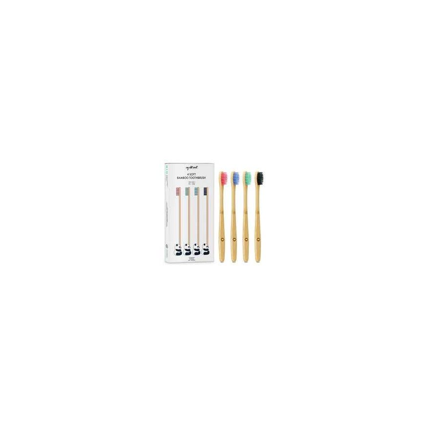 My White Secret My White Secret Bamboo Toothbrush - Bambusový zubní břečček 4 ks