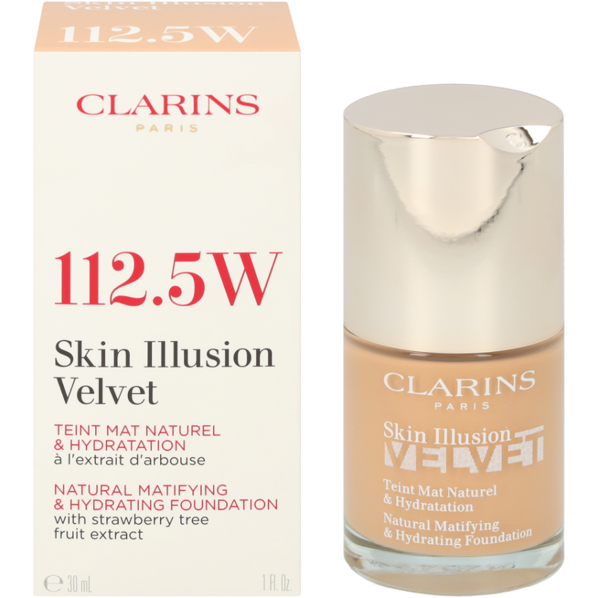 Clarins Skin Illusion Velvet Natural Matifying & Hydrating Foundation 30 ml